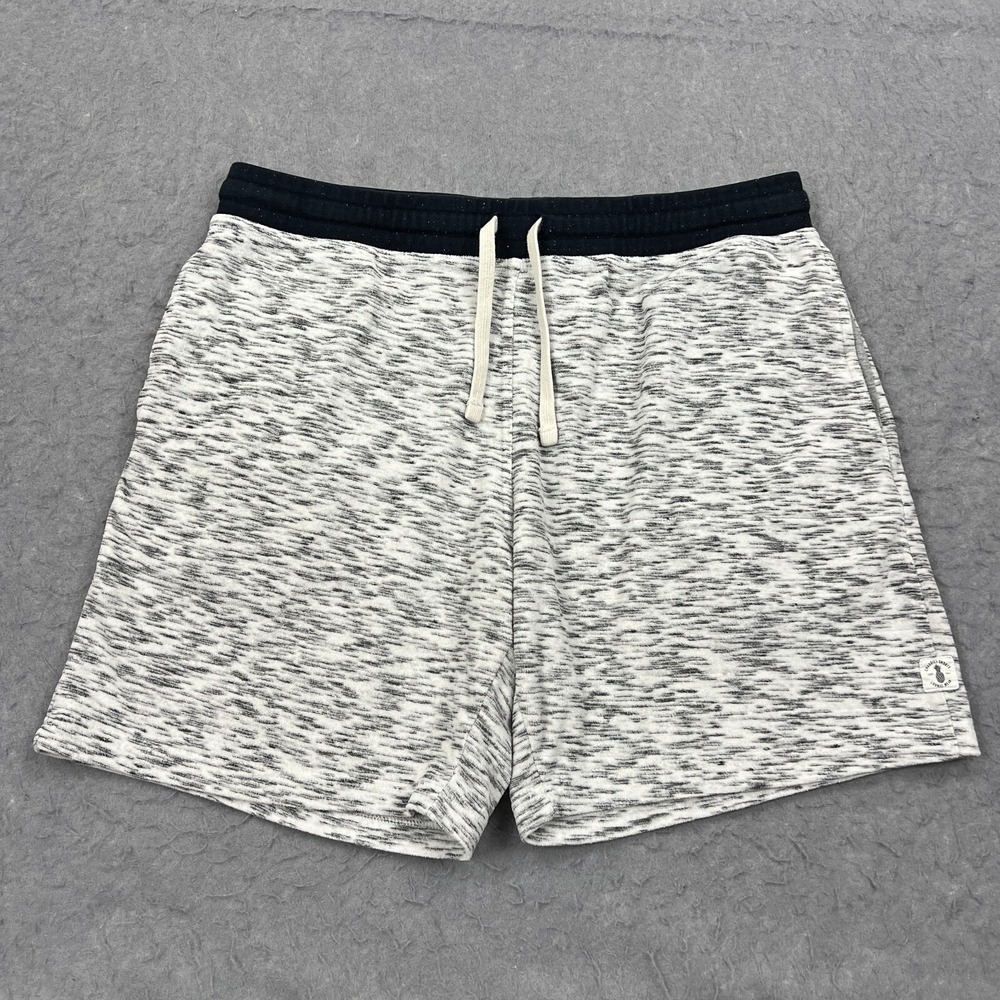 Chubbies Velour Snoozes Shorts Mens XL White Heather 7" Lounge Casual Athleisure